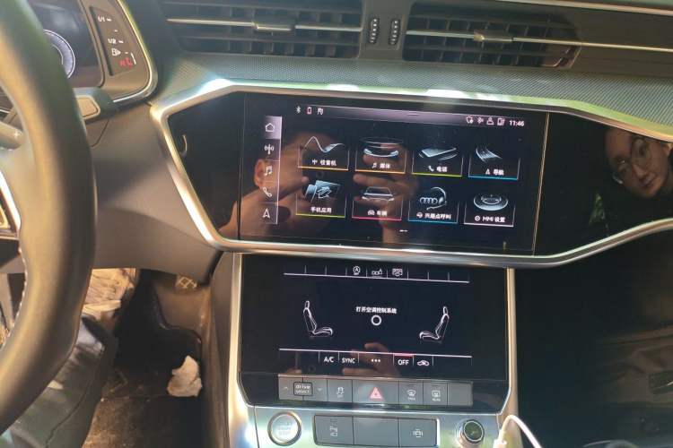 Used Audi A6L 2020 40 TFSI Luxury Dynamic Edition Audio And AC Panel