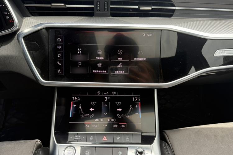 Used Audi A6L 2020 40 TFSI Luxury Dynamic Edition Audio And AC Panel