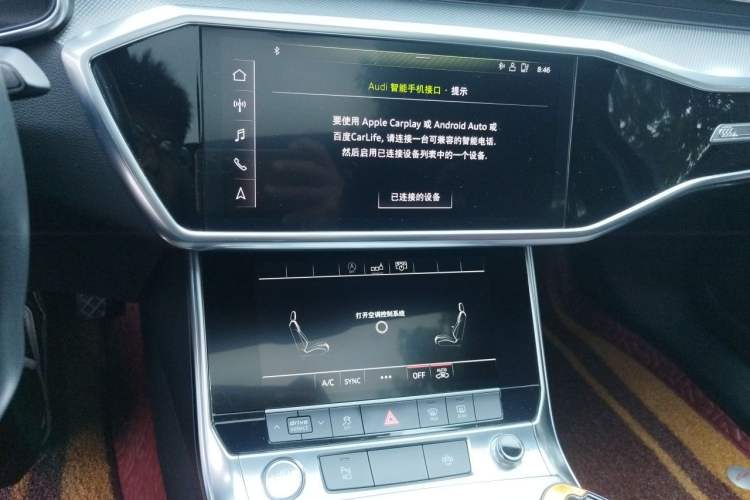 Used Audi A6L 2020 45 TFSI Prestige Dynamic Edition Audio And AC Panel