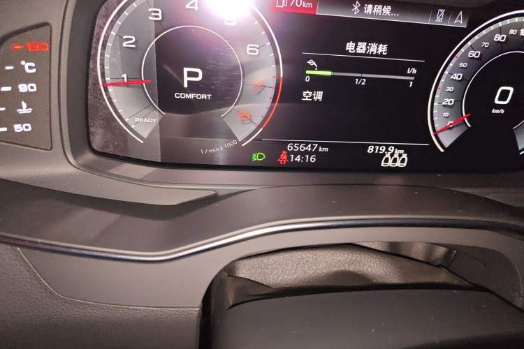 Used Audi A6L 2020 45 TFSI quattro Prestige Dynamic Edition Odometer Close Up