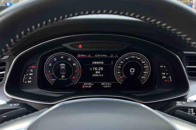 Used Audi A6L 2020 55 TFSI quattro Prestige Dynamic Edition Odometer Close Up
