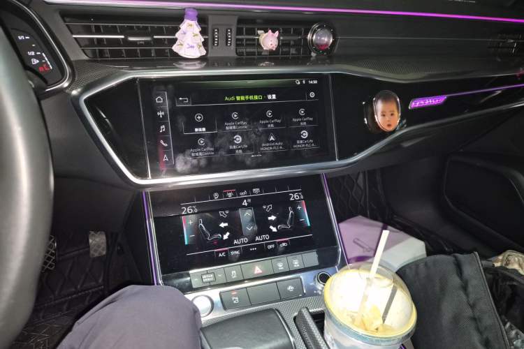 Used Audi A6L 2020 40 TFSI Luxury Dynamic Edition Audio And AC Panel