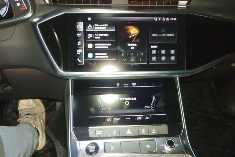 Used Audi A6L 2020 40 TFSI Luxury Prestige Edition Audio And AC Panel