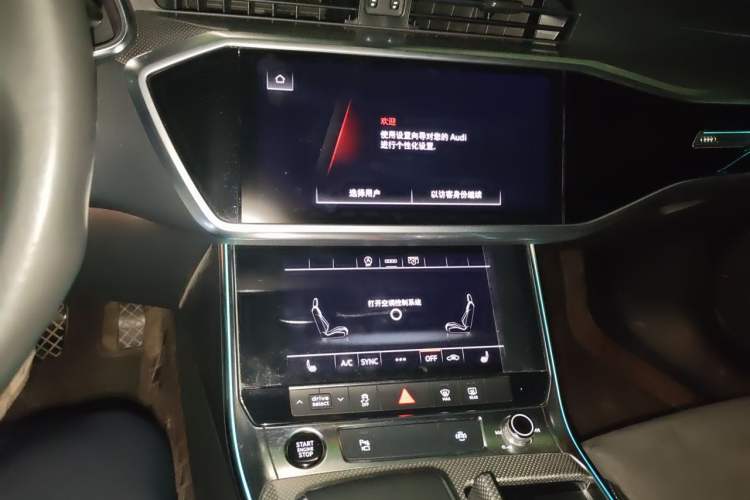 Used Audi A6L 2021 45 TFSI Prestige Dynamic Edition Audio And AC Panel