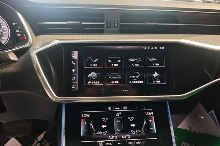 Used Audi A6L 2021 40 TFSI Luxury Dynamic Edition Audio And AC Panel