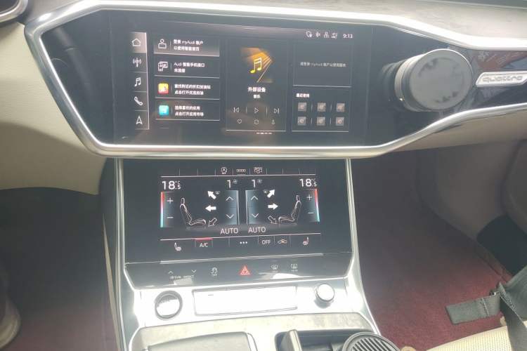 Used Audi A6L 2021 55 TFSI quattro Prestige Edition Audio And AC Panel