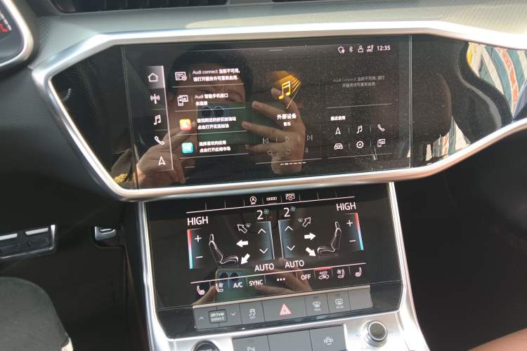 Used Audi A6L 2021 45 TFSI quattro Prestige Elegant Edition Audio And AC Panel