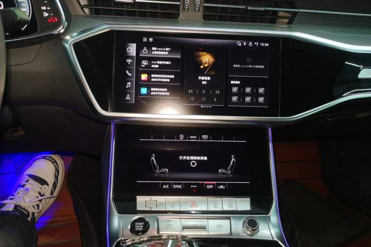 Used Audi A6L 2021 45 TFSI Prestige Dynamic Edition Audio And AC Panel