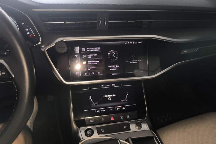 Used Audi A6L 2021 40 TFSI Luxury Dynamic Edition Audio And AC Panel