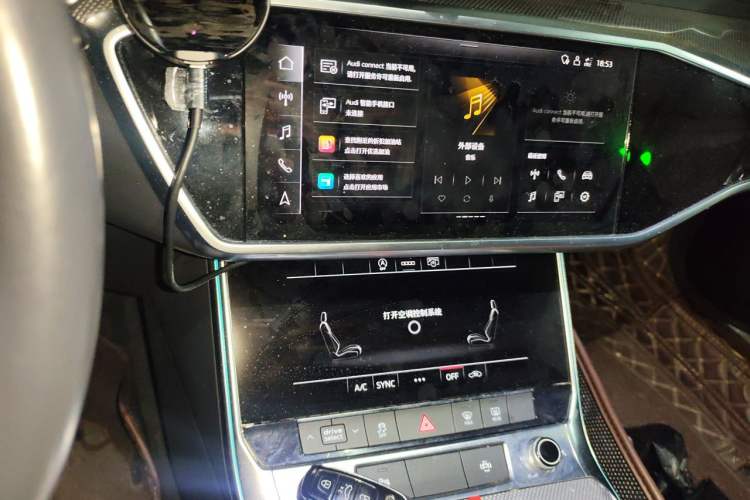 Used Audi A6L 2021 40 TFSI Luxury Dynamic Edition Audio And AC Panel