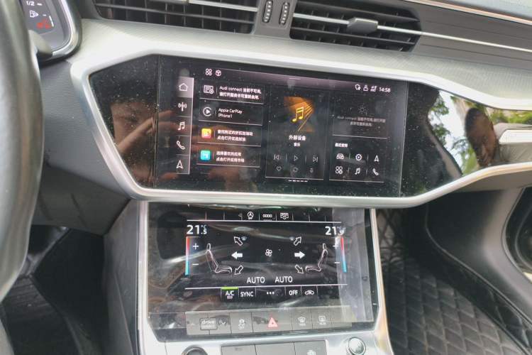 Used Audi A6L 2021 40 TFSI Luxury Prestige Edition Audio And AC Panel