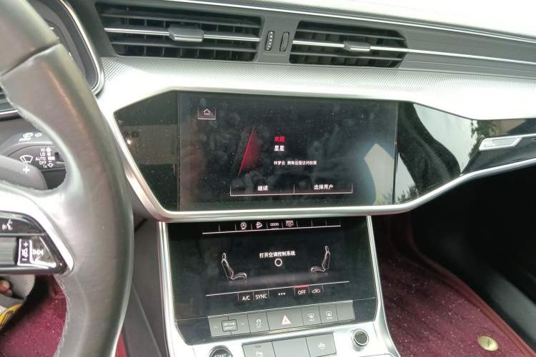 Used Audi A6L 2021 40 TFSI Luxury Dynamic Edition Audio And AC Panel