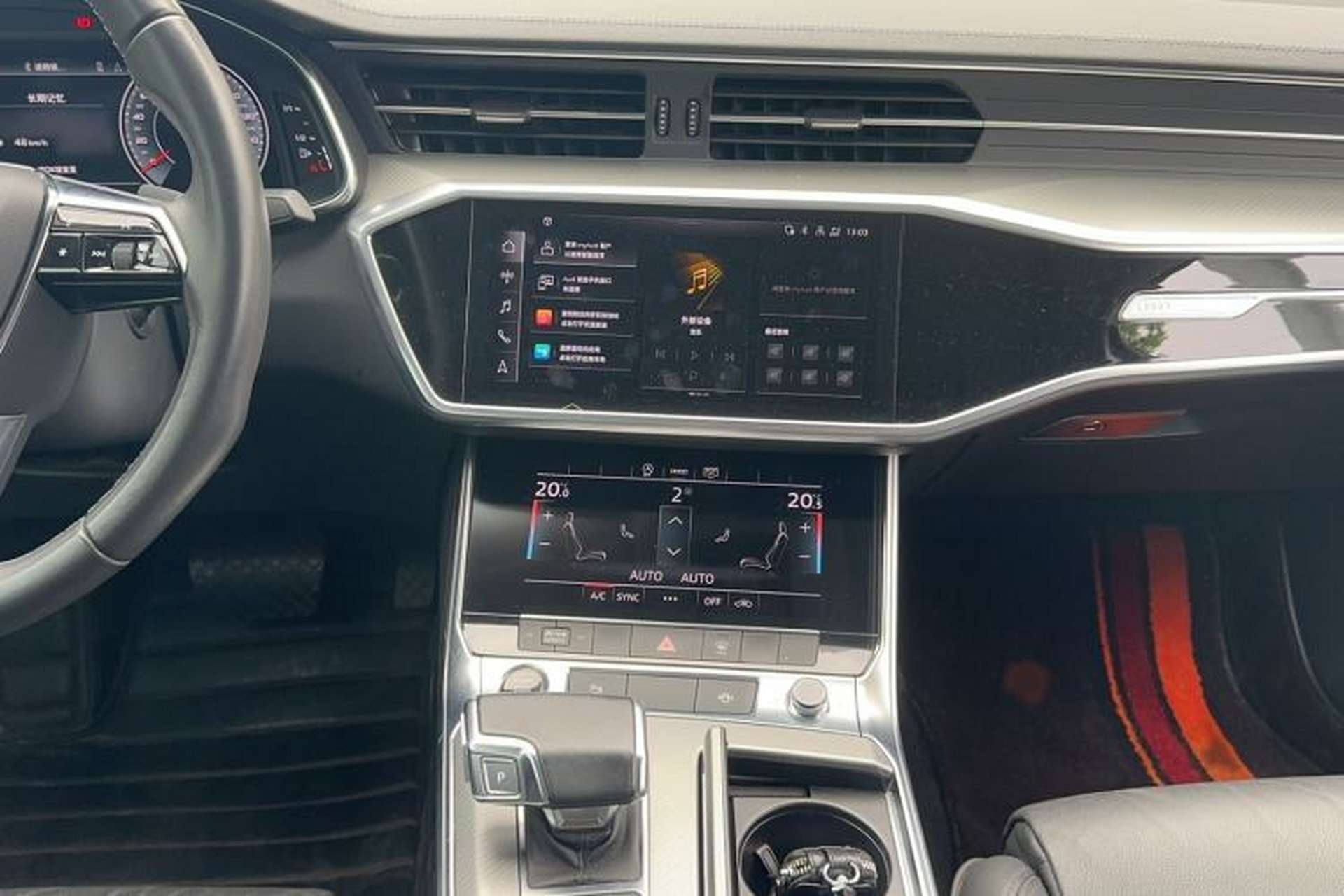 Used Audi A6L 2021 40 TFSI Luxury Dynamic Edition Audio And AC Panel