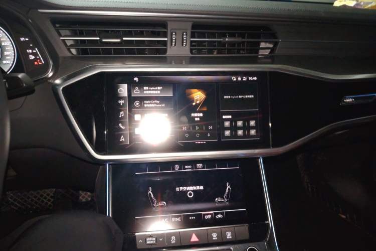 Used Audi A6L 2021 40 TFSI Luxury Prestige Edition Audio And AC Panel