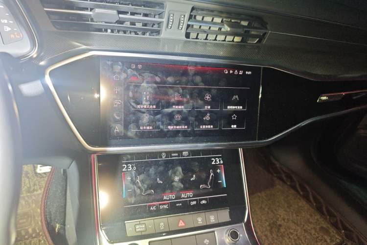 Used Audi A6L 2021 40 TFSI Luxury Dynamic Edition Audio And AC Panel