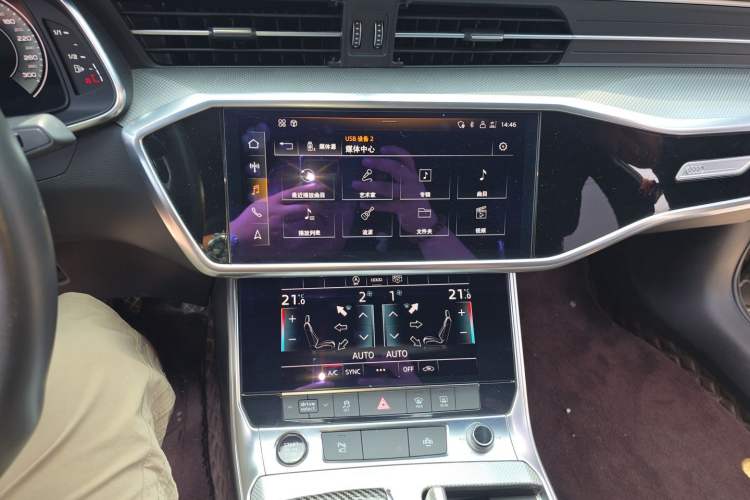 Used Audi A6L 2021 45 TFSI Prestige Dynamic Edition Audio And AC Panel