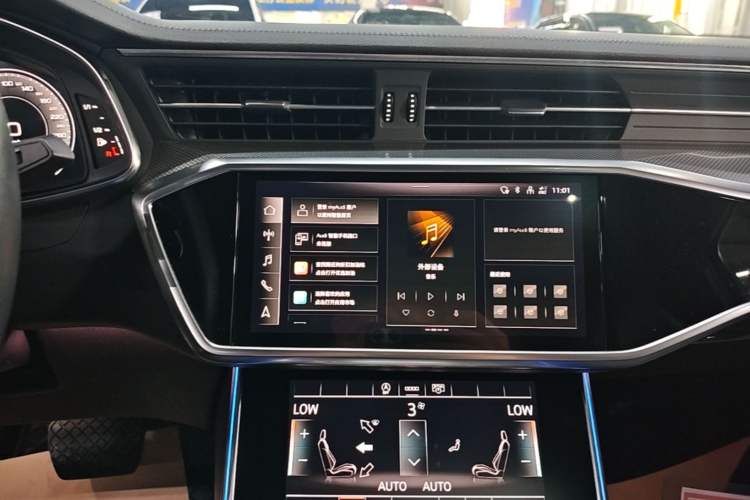 Used Audi A6L 2021 40 TFSI Luxury Dynamic Edition Audio And AC Panel