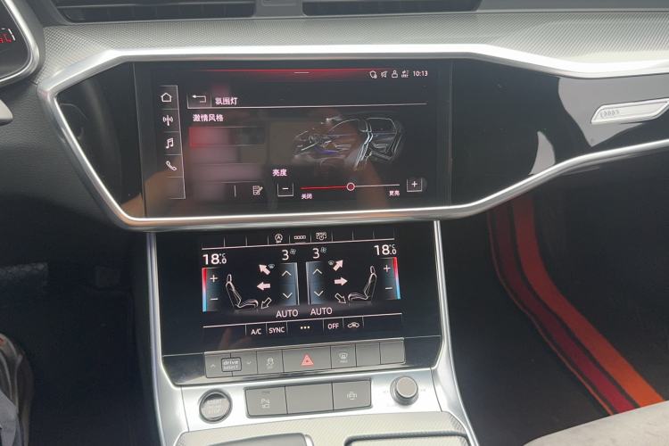 Used Audi A6L 2021 40 TFSI Luxury Dynamic Edition Audio And AC Panel