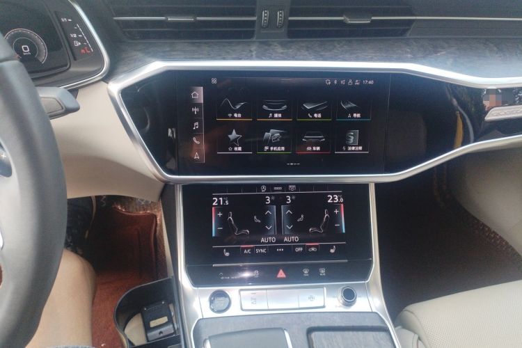 Used Audi A6L 2021 55 TFSI quattro Prestige Edition Audio And AC Panel