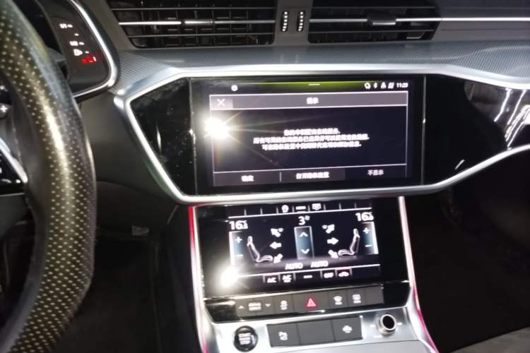 Used Audi A6L 2021 40 TFSI Luxury Dynamic Edition Audio And AC Panel