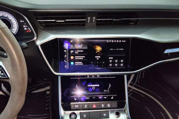 Used Audi A6L 2021 45 TFSI quattro Prestige Dynamic Edition Audio And AC Panel