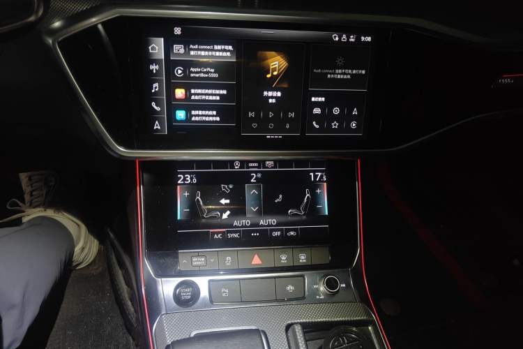 Used Audi A6L 2021 40 TFSI Luxury Dynamic Edition Audio And AC Panel