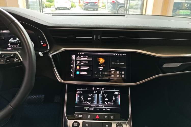 Used Audi A6L 2021 45 TFSI Prestige Elegant Edition Audio And AC Panel