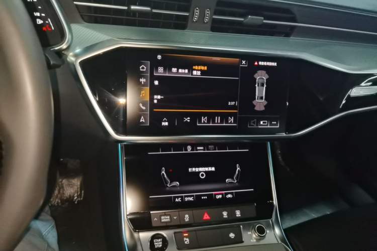 Used Audi A6L 2021 45 TFSI Prestige Elegant Edition Audio And AC Panel