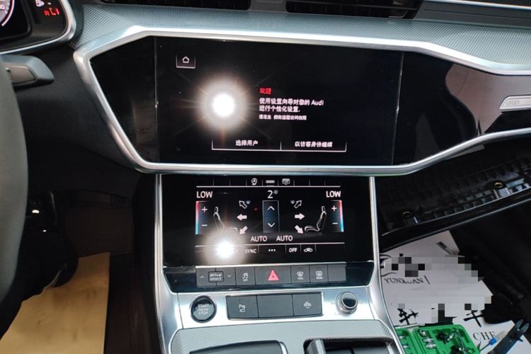 Used Audi A6L 2021 40 TFSI Luxury Dynamic Edition Audio And AC Panel