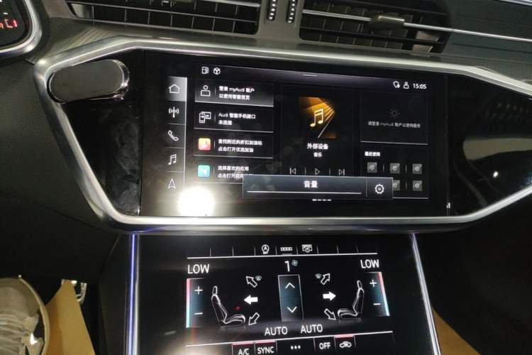 Used Audi A6L 2021 40 TFSI Luxury Prestige Edition Audio And AC Panel