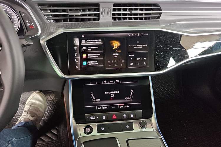 Used Audi A6L 2021 40 TFSI Luxury Dynamic Edition Audio And AC Panel