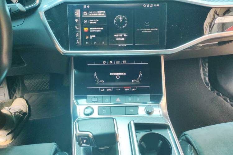 Used Audi A6L 2021 40 TFSI Luxury Dynamic Edition Audio And AC Panel
