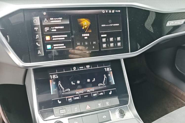 Used Audi A6L 2021 45 TFSI quattro Prestige Dynamic Edition Audio And AC Panel