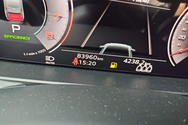 Used Audi A6L 2021 45 TFSI quattro Prestige Elegant Edition Odometer Close Up