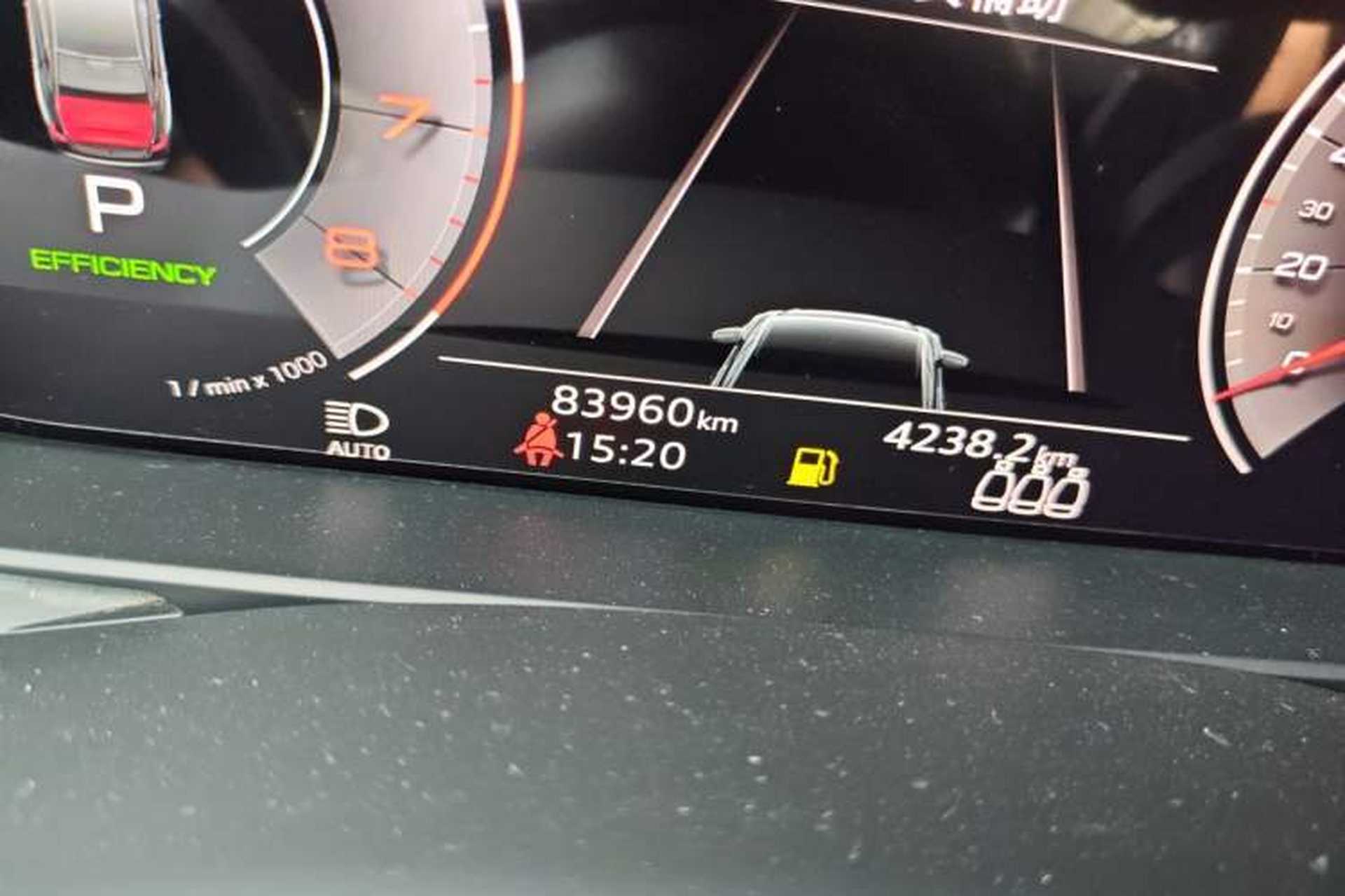 Used Audi A6L 2021 45 TFSI quattro Prestige Elegant Edition Odometer Close Up