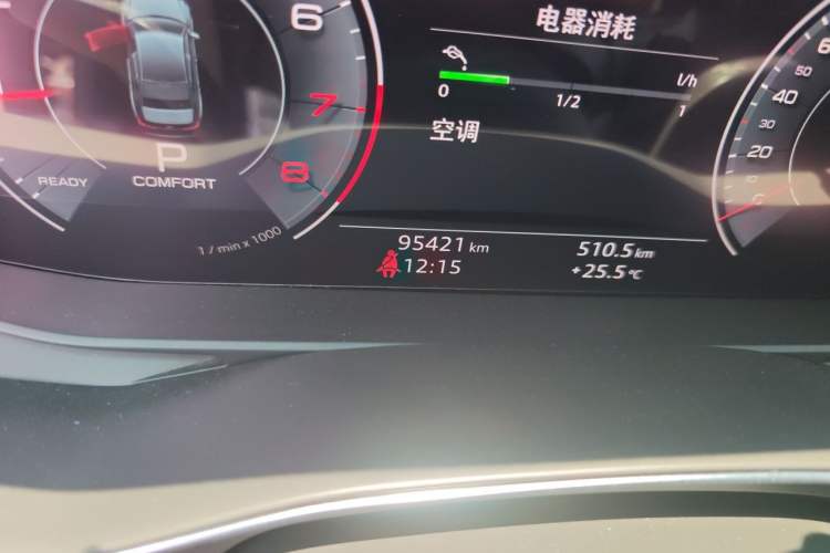 Used Audi A6L 2021 45 TFSI Prestige Dynamic Edition Odometer Close Up