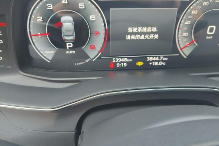 Used Audi A6L 2021 45 TFSI Prestige Dynamic Edition Odometer Close Up