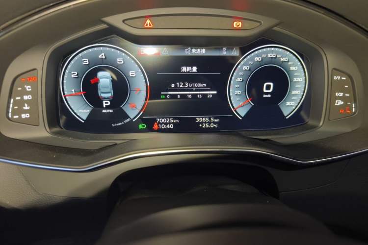 Used Audi A6L 2021 45 TFSI quattro Prestige Dynamic Edition Odometer Close Up