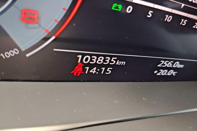Used Audi A6L 2021 45 TFSI Prestige Dynamic Edition Odometer Close Up