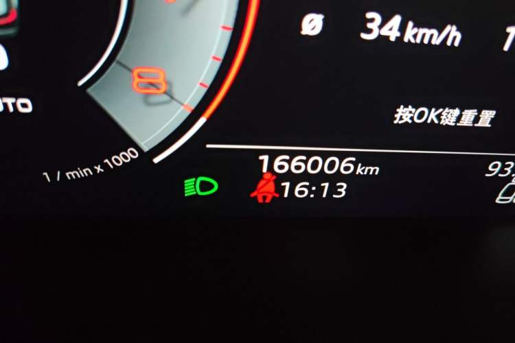 Used Audi A6L 2021 45 TFSI Prestige Elegant Edition Odometer Close Up