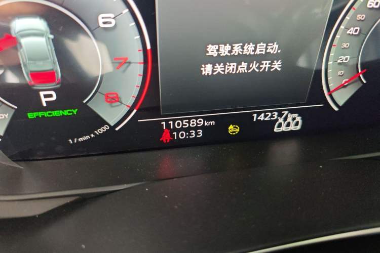 Used Audi A6L 2021 45 TFSI Prestige Elegant Edition Odometer Close Up