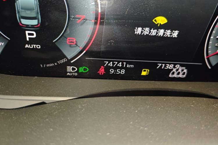 Used Audi A6L 2021 45 TFSI Prestige Elegant Edition Odometer Close Up