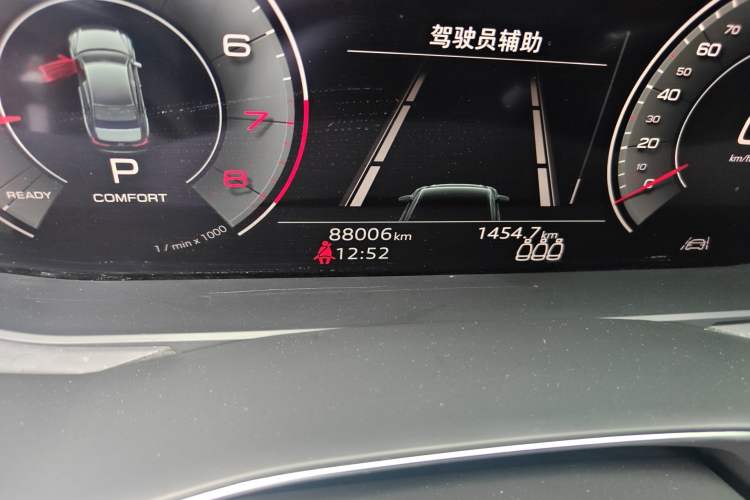 Used Audi A6L 2021 45 TFSI quattro Prestige Dynamic Edition Odometer Close Up