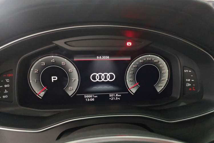 Used Audi A6L 2021 45 TFSI quattro Prestige Dynamic Edition Odometer Close Up