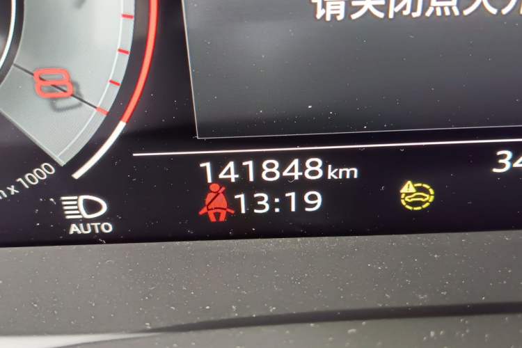 Used Audi A6L 2021 55 TFSI quattro Prestige Edition Odometer Close Up