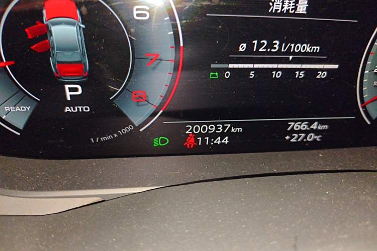 Used Audi A6L 2021 45 TFSI Enjoy Life Edition Odometer Close Up