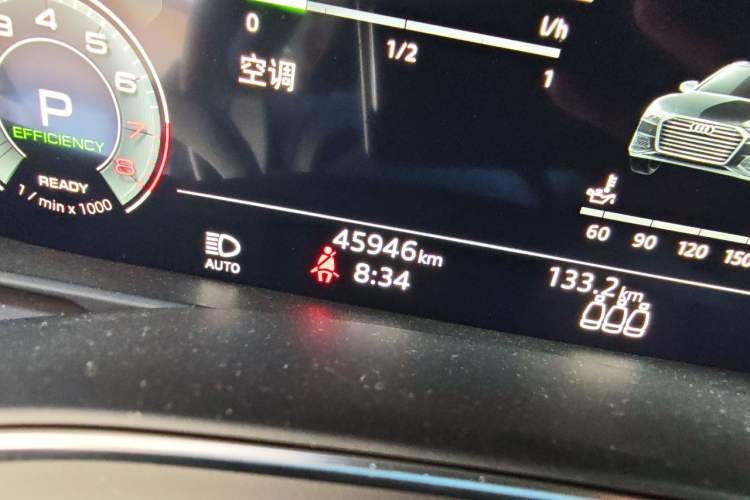 Used Audi A6L 2021 45 TFSI quattro Prestige Dynamic Edition Odometer Close Up