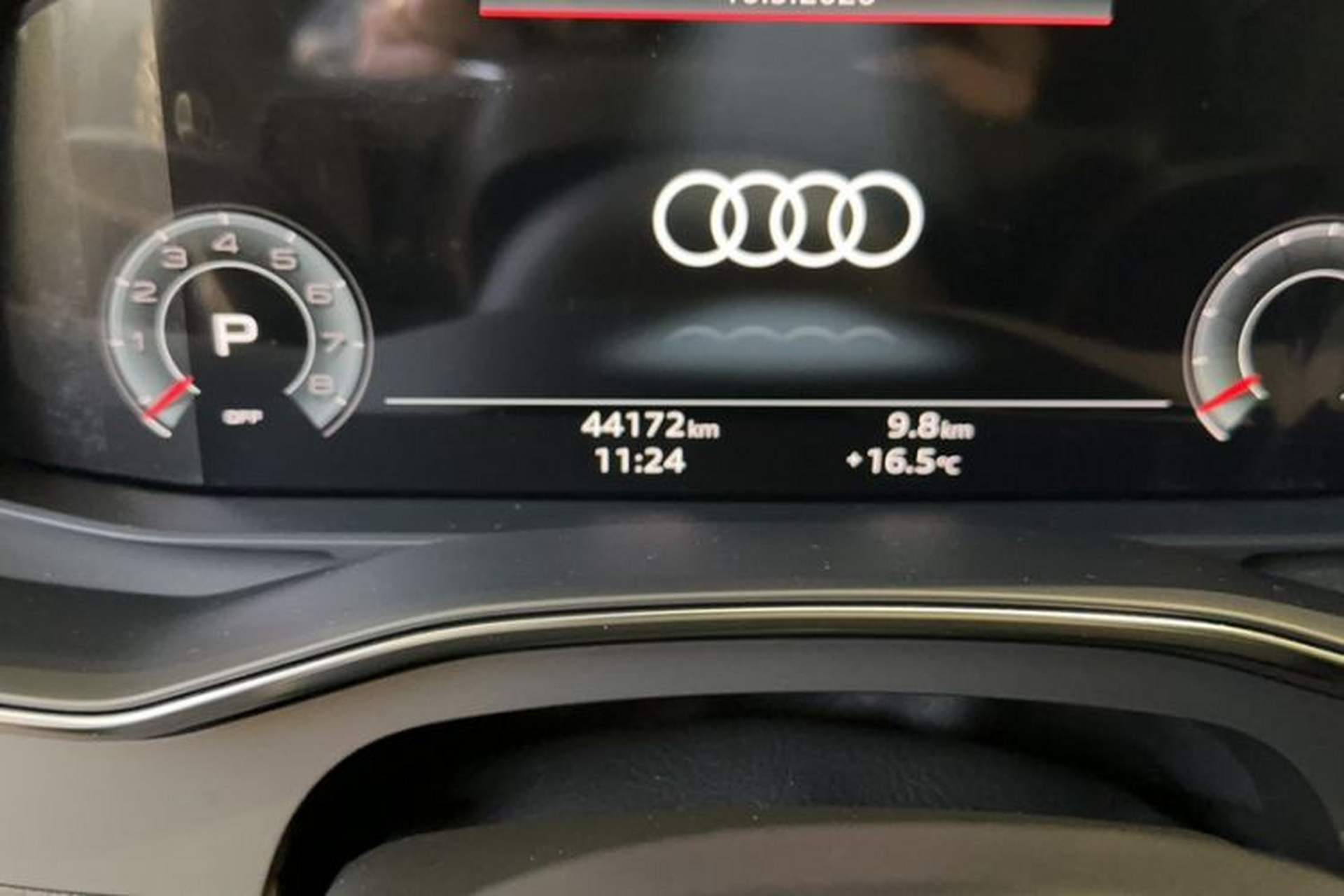 Used Audi A6L 2021 45 TFSI Prestige Elegant Edition Odometer Close Up