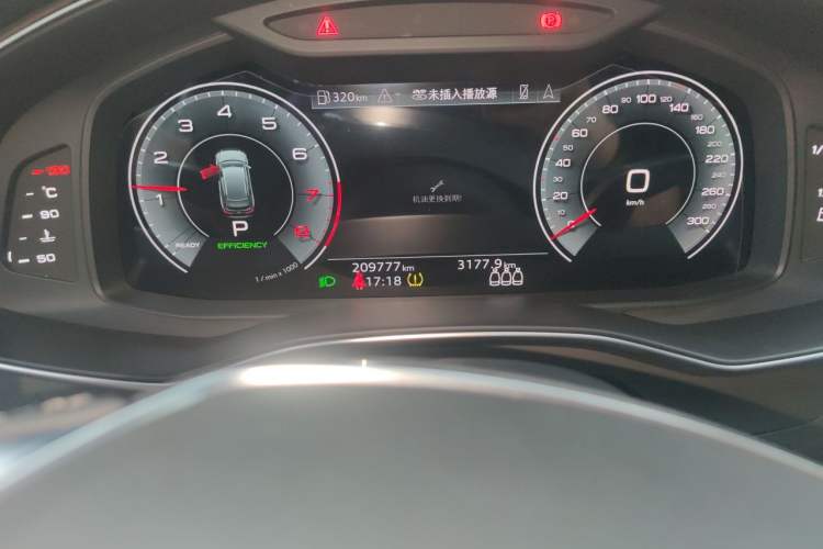 Used Audi A6L 2021 45 TFSI Enjoy Life Edition Odometer Close Up
