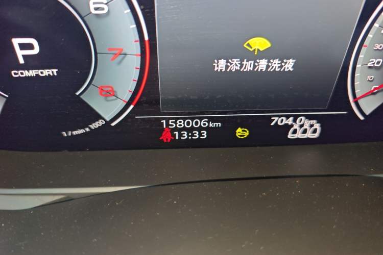 Used Audi A6L 2021 45 TFSI Prestige Dynamic Edition Odometer Close Up